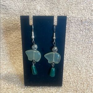 Fun Green fetish bear Earrings